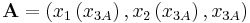 \mathbf{A}=\left(x_1\left(x_{3A}\right),x_2\left(x_{3A}\right),x_{3A}\right) \ 