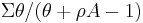 \Sigma\theta/(\theta%2B\rho A-1)