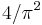 4/\pi^2