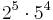 2^5 \cdot 5^4