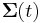 \mathbf{\Sigma}(t)