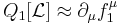 Q_1[\mathcal{L}]\approx\partial_\mu f_1^\mu