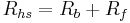 R_{hs}=R_{b} %2B R_{f}