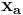 \mathbf{x_a}