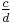 \tfrac{c}{d}