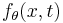 f_\theta(x,t)