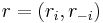 r = (r_i,r_{-i}) 