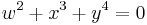 w^2%2Bx^3%2By^4=0  