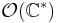 \mathcal O(\mathbb C^*)