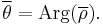 
\overline{\theta}=\mathrm{Arg}(\overline{\mathbf{\rho}}).
