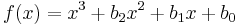 f(x)= x^3%2Bb_2x^2%2Bb_1x%2Bb_0 \,