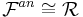  \mathcal F^{an} \cong \mathcal R 