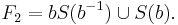 F_2=bS(b^{-1})\cup S(b). \, 