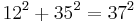 12^2%2B35^2=37^2