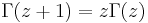 \Gamma(z%2B1)=z\Gamma(z)