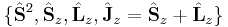 \{\hat{\mathbf S}^2, \hat{\mathbf{S}}_z, \hat{\mathbf{L}}_z, \hat{\mathbf{J}}_z=\hat{\mathbf{S}}_z %2B \hat{\mathbf{L}}_z\}