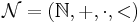 \mathcal{N}=(\mathbb{N},%2B, \cdot, <)