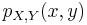 \ p_{X,Y}(x,y)