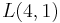  L(4,1) 