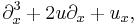  \partial_x^3 %2B 2u\partial_x %2B u_x, 