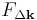 F_{\Delta\mathbf{k}}