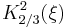 K_{2/3}^2(\xi) 