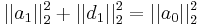 ||a_1||_2^2 %2B ||d_1||_2^2 = ||a_0||_2^2