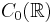 C_0(\mathbb{R})