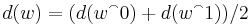 d(w) = (d(w^\smallfrown 0) %2B d(w^\smallfrown 1))/2