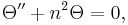  \Theta'' %2Bn^2 \Theta =0, \,