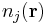 n_j(\mathbf{r})