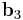 \mathbf{b}_{3}