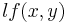 lf(x,y)\,