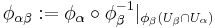 \phi_{\alpha\beta}�:= \phi_\alpha \circ \phi_\beta^{-1}|_{\phi_\beta(U_\beta\cap U_\alpha)}