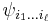 \psi_{i_1\dots i_\ell}