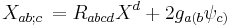 X_{ab;c}\, =R_{abcd}X^d%2B2g_{a(b}\psi_{c)}