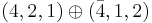 (4,2,1)\oplus(\bar{4},1,2)