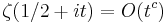 \zeta(1/2 %2B it)=O(t^c)\,