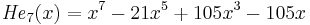 {\mathit{He}}_7(x)=x^7-21x^5%2B105x^3-105x\,