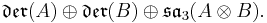  \mathfrak{der}(A)\oplus\mathfrak{der}(B)\oplus\mathfrak{sa}_3(A\otimes B).