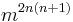 m^{2n(n%2B1)}