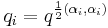 q_i = q^{\frac{1}{2}(\alpha_i,\alpha_i)}