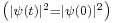 \scriptstyle{\left(|\psi(t)|^2 = |\psi(0)|^2\right)}