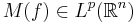 M(f) \in L^p(\mathbb{R}^n)