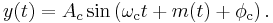 y(t) = A_c\sin\left(\omega_\mathrm{c}t %2B m(t) %2B \phi_\mathrm{c}\right).