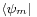 \scriptstyle{\langle\psi_m|}