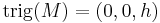 {\rm trig}(M)=(0,0,h)