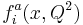 f_i^a(x, Q^2)