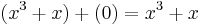 \ (x^3%2Bx)%2B(0)=x^3%2Bx