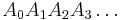 A_0A_1A_2A_3\dots